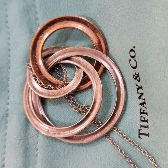 Tiffany's necklace silver/rose gold